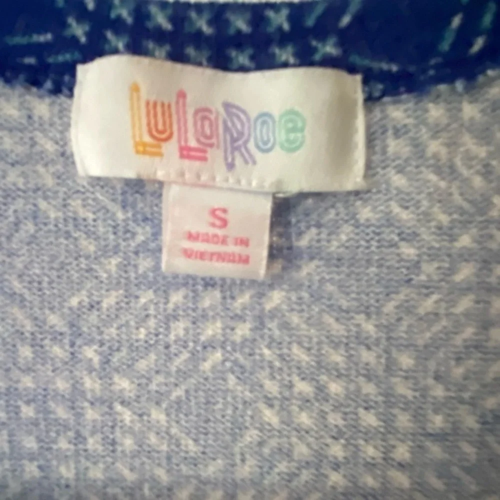 LuLaRoe Cover Up Size S Women’s Blue‎